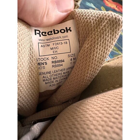 NWOT Reebok Rapid Response RB Hi Work Boot Size M 4 / W 6 - Picture 12 of 12